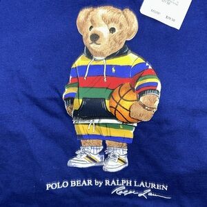 RALPH LAUREN POLO BEAR TSHIRT 24 MONTHS  NEW ROYAL BLUE